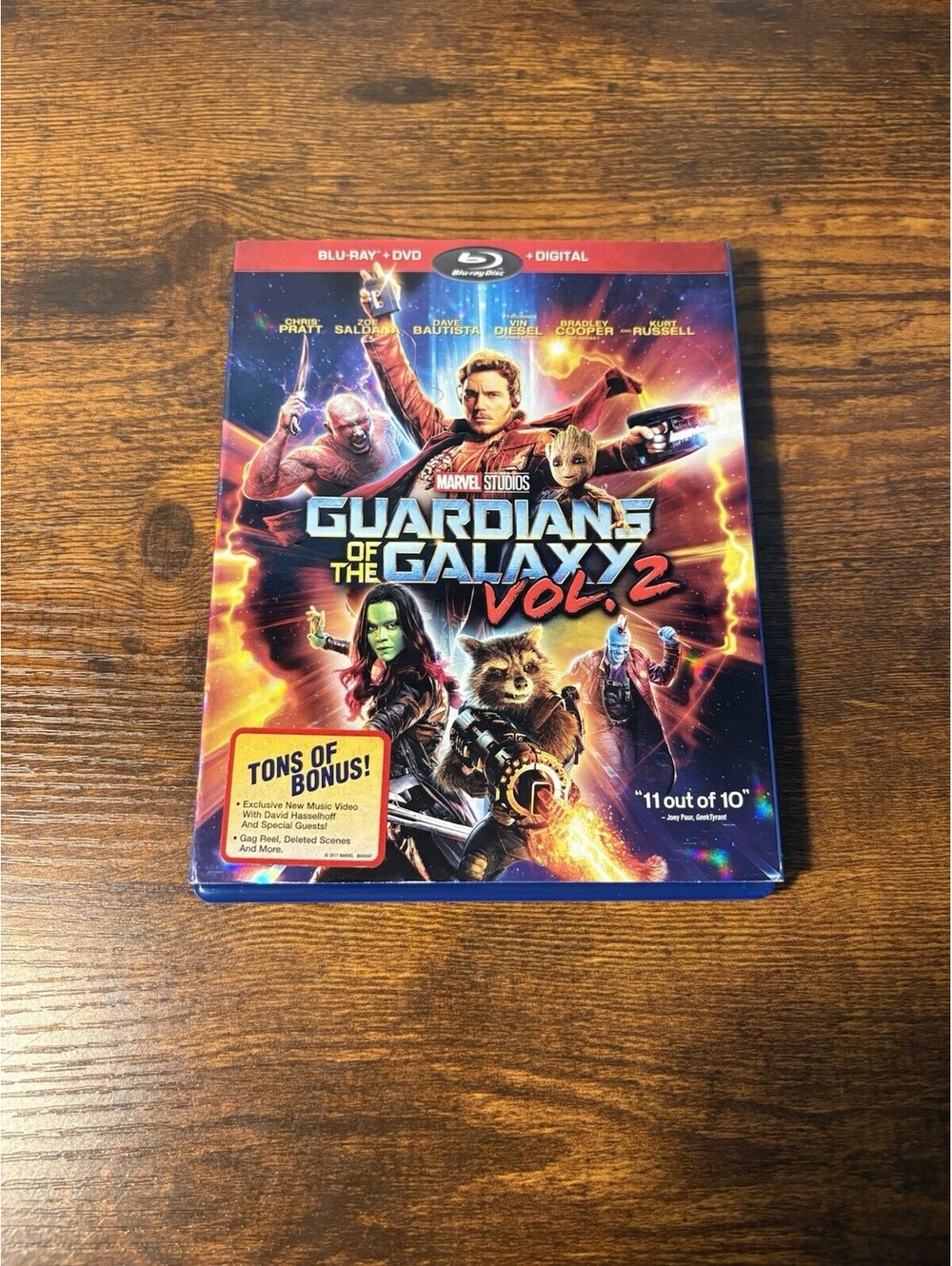 Guardians of the Galaxy Vol. 2 Blu-ray + DVD Marvel Studios